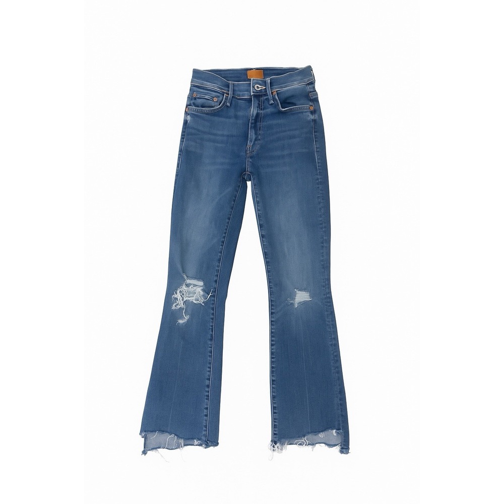 Mother Womens Insider Crop Step Chew Dancing on Coals High Waist Jeans Size 24